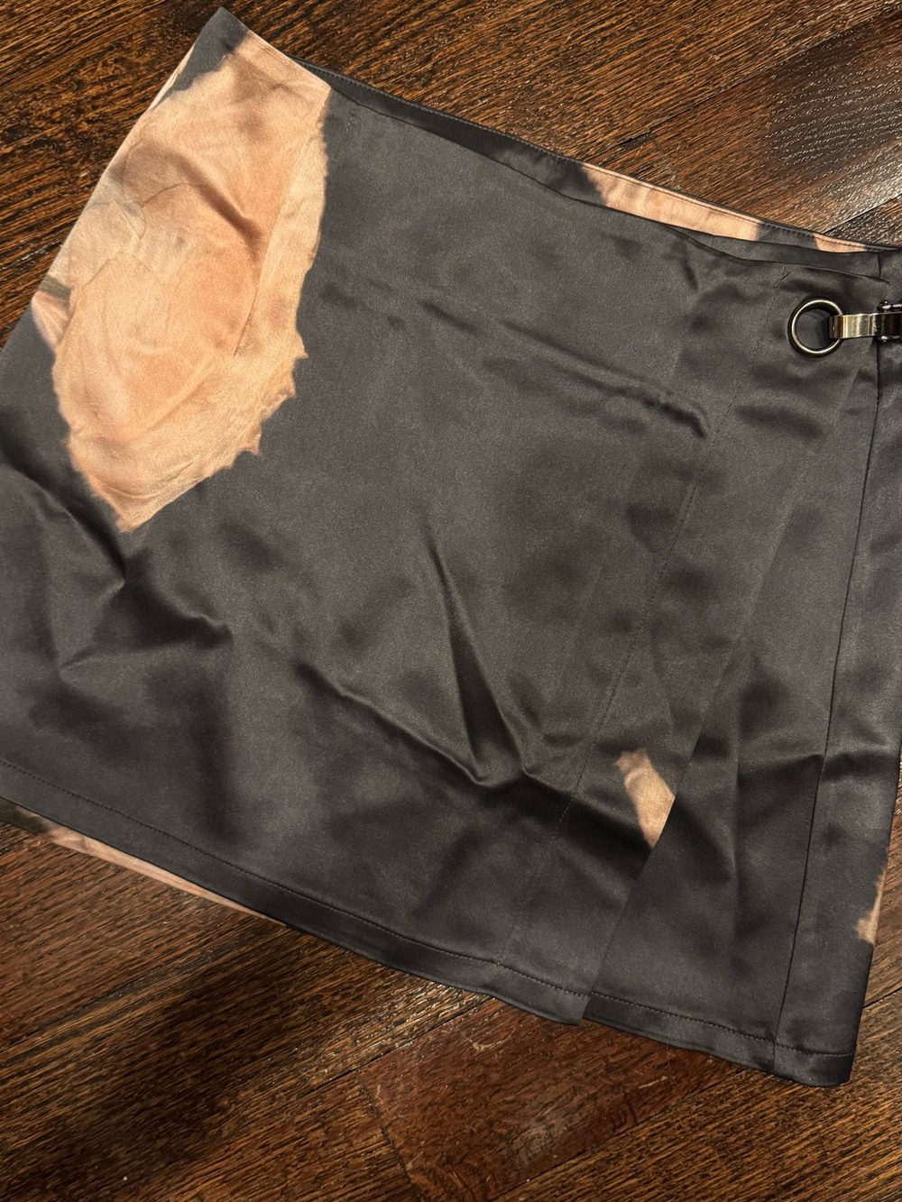 Assembly grey and pink Satin Mini Skort